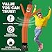LookOurWay Air Dancers Wacky Waving Inflatable Tube Guy - 7ft Tall Inflatable Advertising Waving Dancing Man with Sky Dancer Blower - Orange