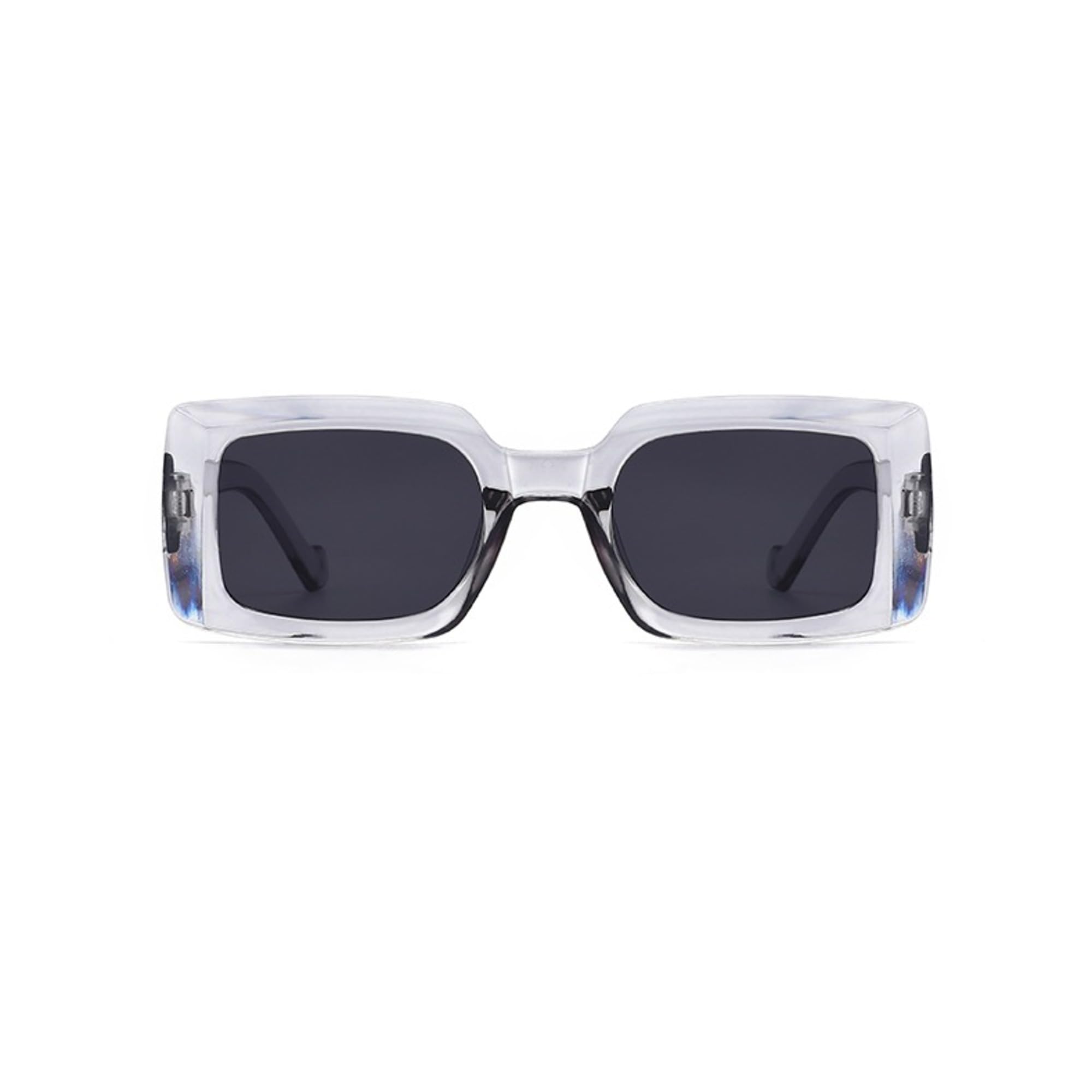 AUGEN Klassische rechteckige Unisex Kunststoff Sonnenbrille UV 400 Schutz Medium (207) C3 M