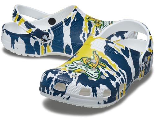 crocs unisex-adult the party animals and savannah bananas classic clogs