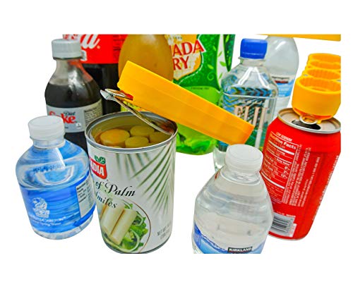 Arthritis Bottle Opener - Magic Opener Combo | Water Bottle Opener | Twist-Off - Plastic Bottles | Easily Open Over 16 Different Plastic Cap Sizes | Arthritis Help | Arthritis Aids |Pull Tab Soup Cans #TOP2