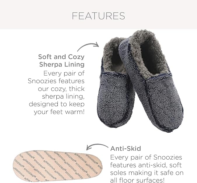 Snoozies Mens Pairables - Mens Slippers - House Slippers for Men2