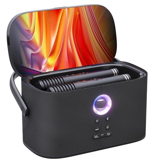 Ikarao Portable 140W Karaoke Machine with Screen