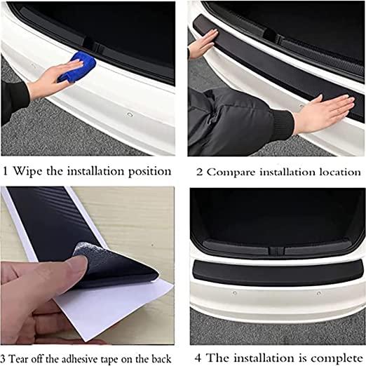 Auto Achterbumper Beschermer voor Ford Fiesta VI (Mk6) 5 door