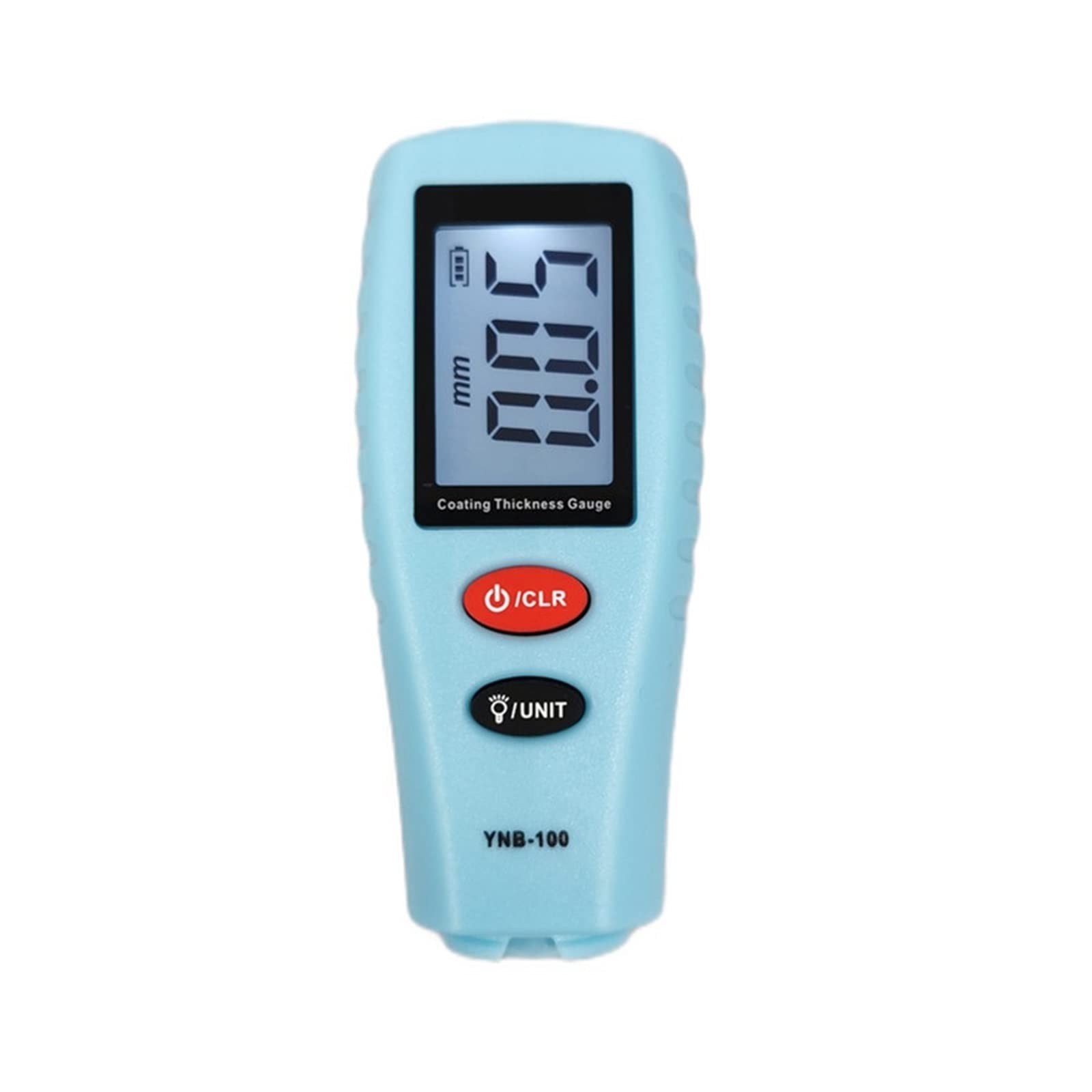 Cyfrowy miernik grubości folii LCD z podświetleniem miernik grubości lakieru samochodowego miernik grubości lakieru YNB-100(B100G with Battery)