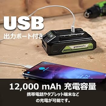 Amazon.co.jp: Greenworks(グリーンワークス) 充電式ブロワー