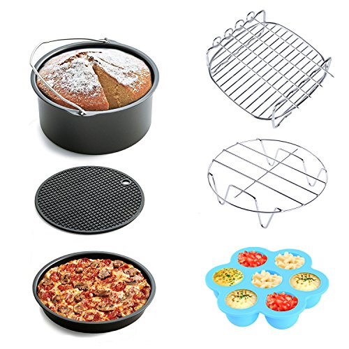 Air Fryer Accessories 6pcs for Gowise Phillips and Cozyna, fit all 3.7QT