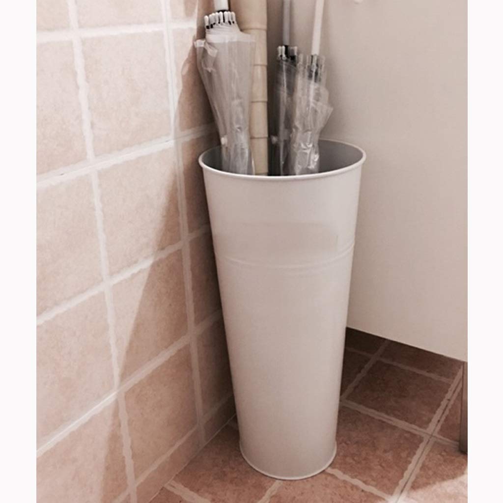 Tube de parapluie design blanc premium pour réception d'hôtel et bureaux modernes