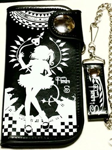 Amazon 東方project フランドール モノクロ 長財布 サークル青 グッズ アニメ 萌えグッズ 通販