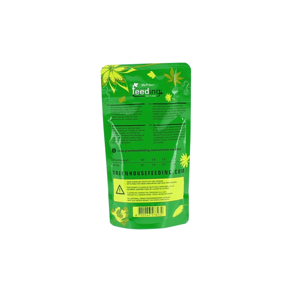 Powder Feeding GROW 125gr - Green House