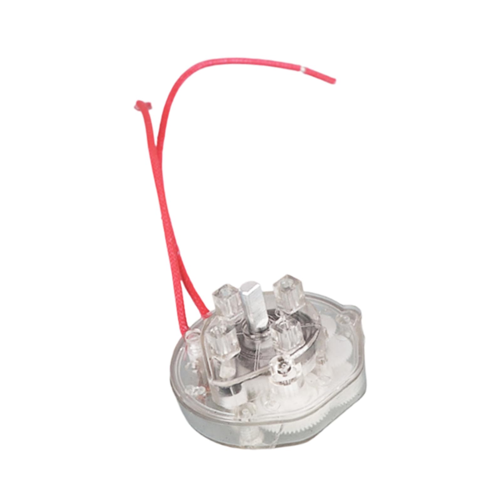 YUGSHNKFC Clear Housing Timer Module and Rotary Knob Parts, Appliance Control Parts for Air Repair Setup Service Work Rotary Timer Module Appliance Control Knob Repair Part Clear Housing Metal Shaft