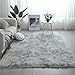 TEPPICH-CY-ZK Tapis Soft Fluffy,4 cm Haute densité pieux épais - Antistatique - résistant à l'usure - pour la Chambre à Coucher - Table Basse de Salon - Gris_230 * 160cm