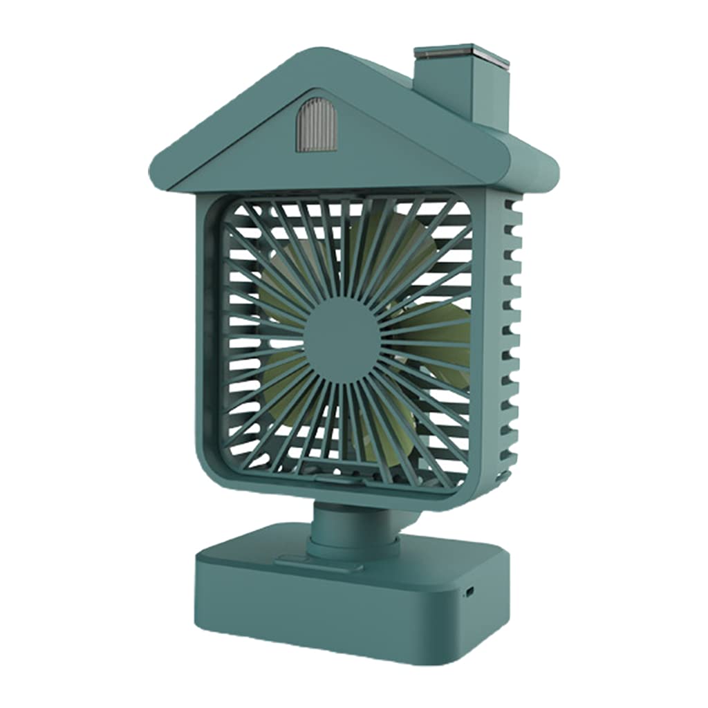 Portable Water-cooled Air Cooler Fan Rechargeable USB Air Cooler Humidifier Cooling Fan for W/Double Spray Cooling Conditioner