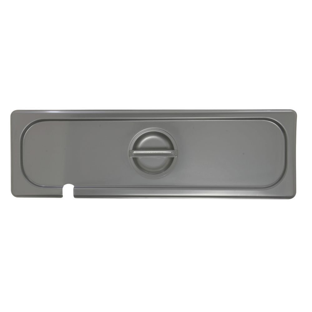 Steam Table Pan Hotel Pan Cover Slotted for 1/2 Size Long Pan Stainless Steel by HUBERT – Stainless Steel, Grey