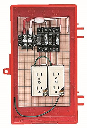 Amazon.co.jp: 未来工業 屋外電力用仮設ボックス 漏電しゃ断器・分岐