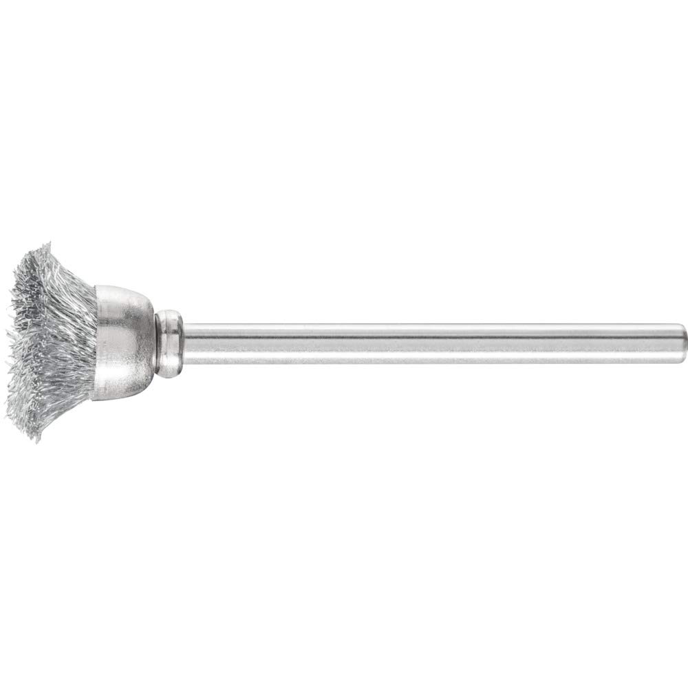 Spazzola a tazza PFERD con gambo, non intrecciata TBU 1503/3 ST 0,10
