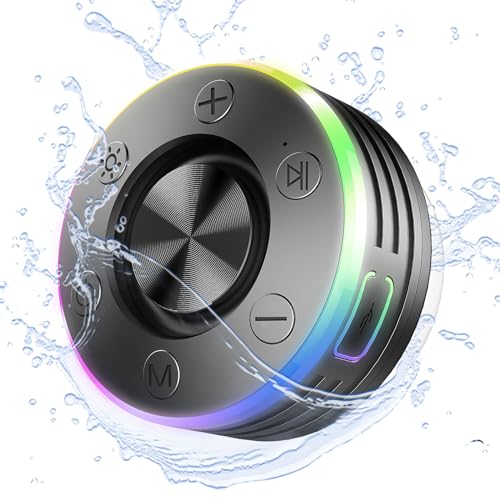 Altavoz Bluetooth para ducha inalámbrico con radio y protección impermeable para el baño