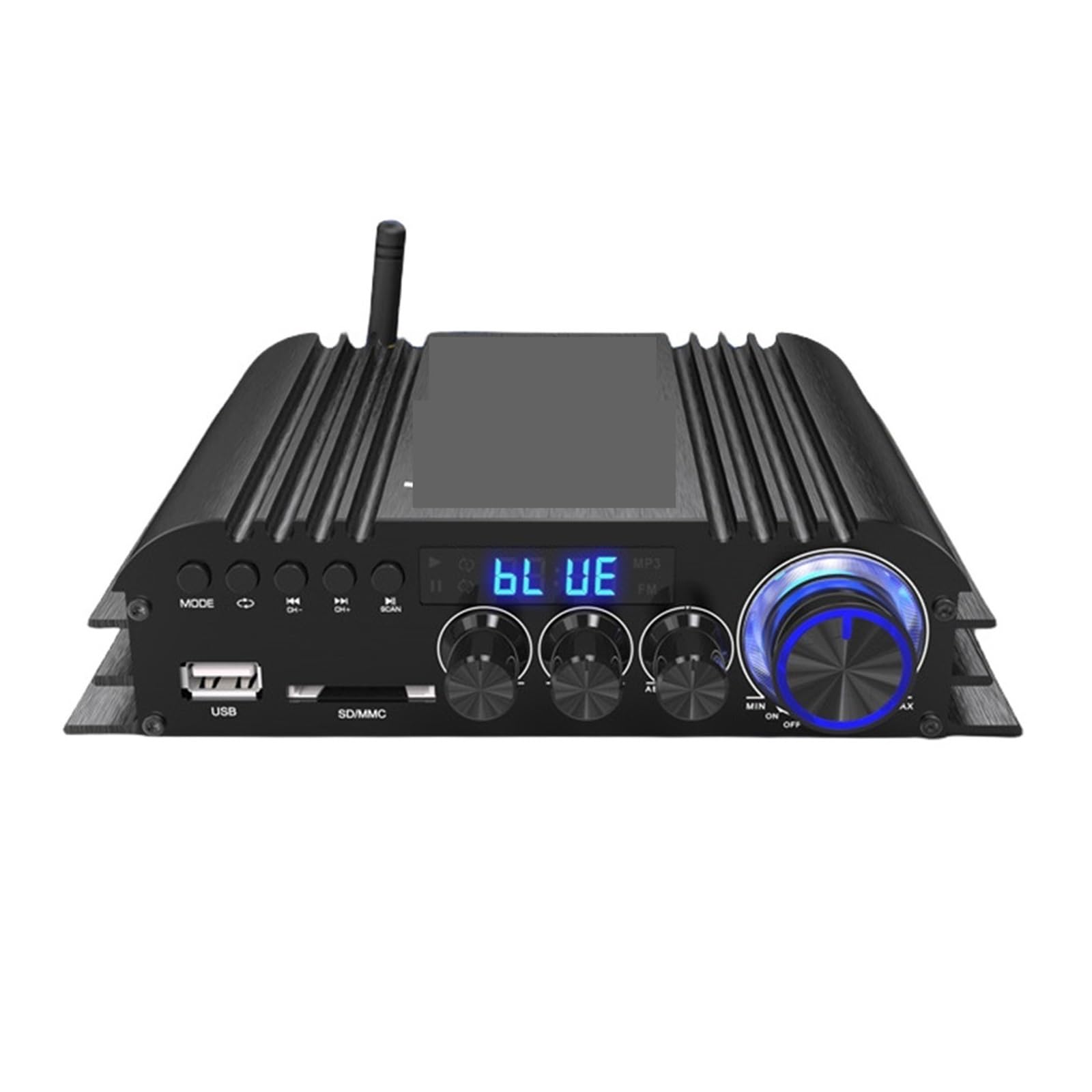 4.1 Channel Amplifier Bluetooth 5.0 in USB SD FM Function Subwoofer Output Home Theater Amplificador