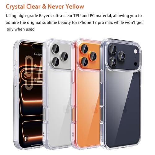 Image of for iPhone 17 pro max Case,Ultra Hybrid(Transparent)