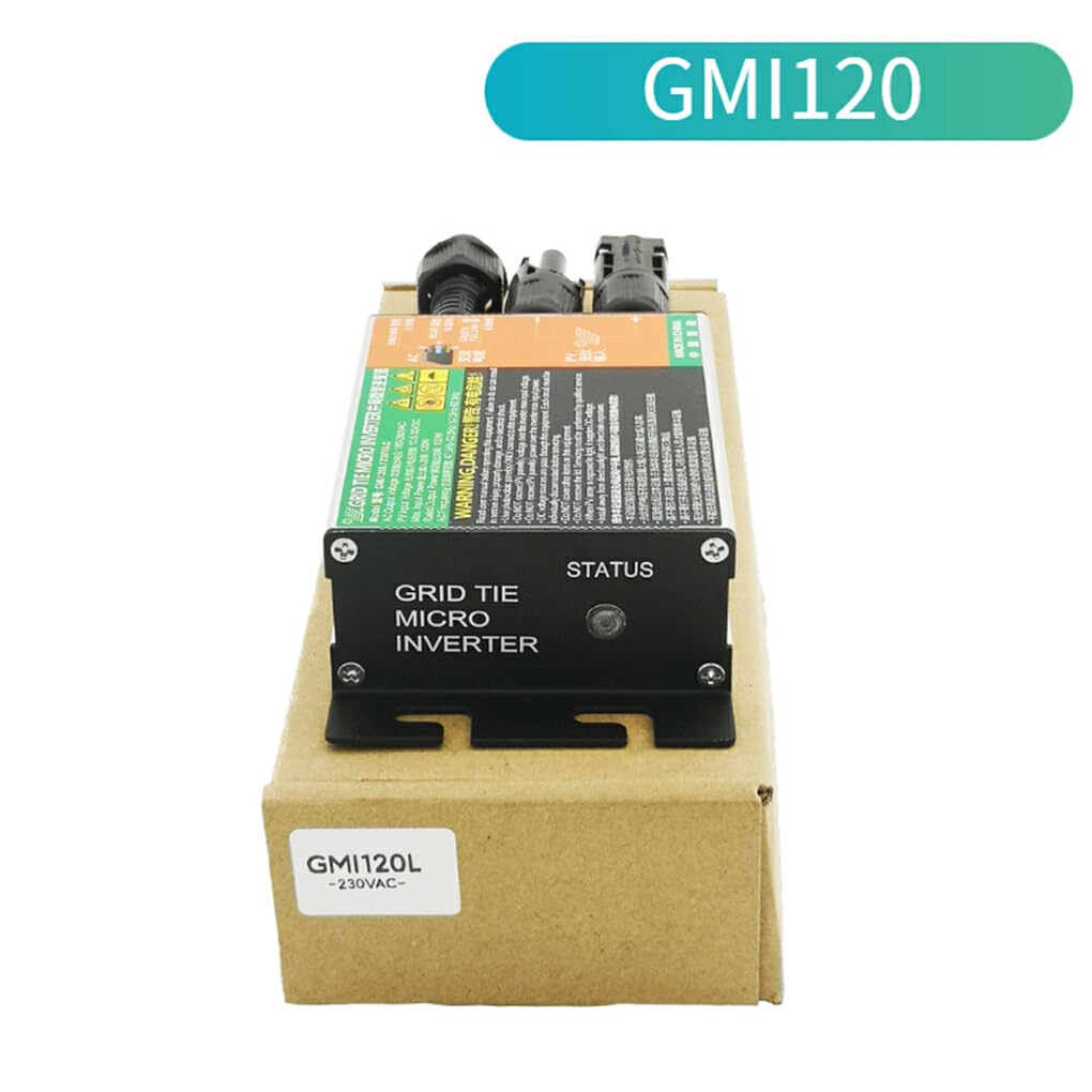 Inverter solare fotovoltaico con lunga durata di funzionamento silenzioso Capacità off-grid Collegamento alla rete Micro inverter su inverter di rete, GMI180L, 180 V-280 V CA, 10.8-30 V