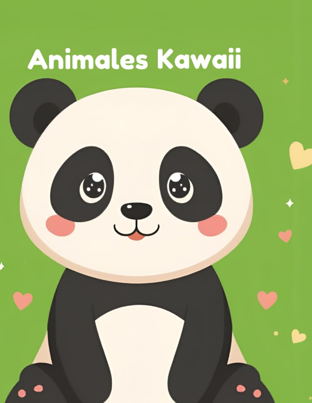 Animales kawaii: Libro para colorear para niños | Dibujos adorables y fáciles para relajarse y divertirse