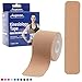 AUPCON Sports Kinesiology Tape Precut Muscle Tape Breathable Hypoallergenic Latex Free Water Resistant Pain Relief Knee Shoulder Elbow Ankle Injury Recovery Therapeutic Aid (Beige)
