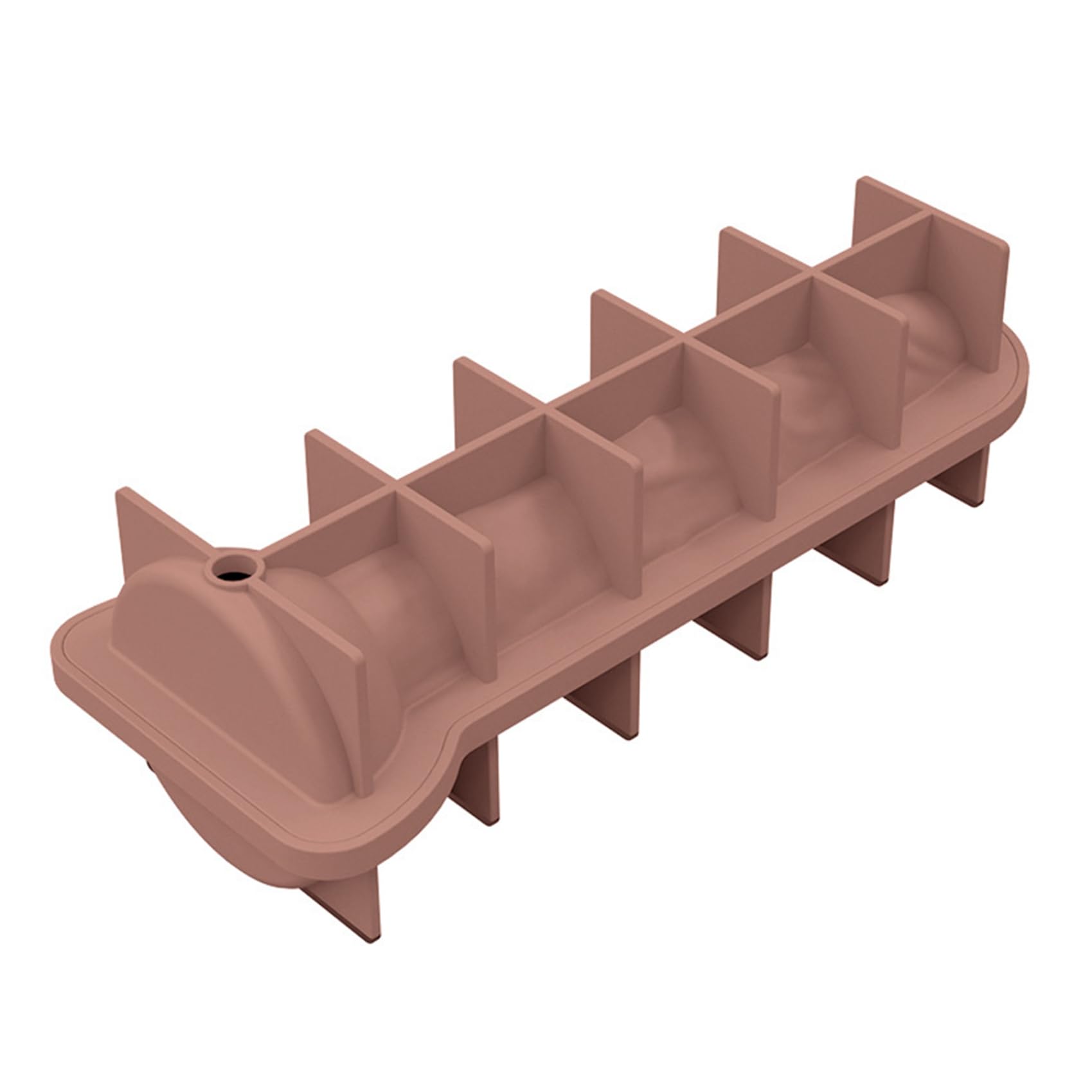Raenseen Prank Men Genital Shape Baking Mold Silicone Organ Ice Mold for DIY Cake Decoration Chocolate Candy Light Brown E One Size
