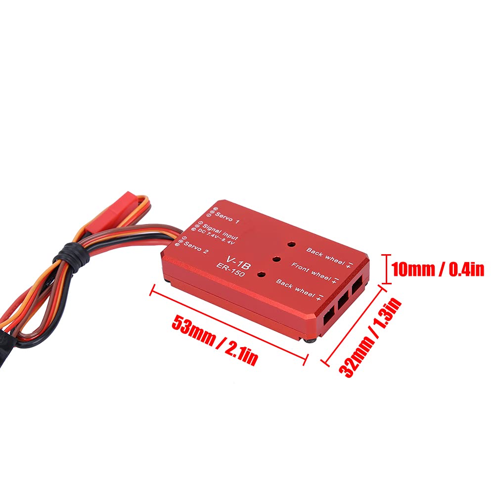 Tren de aterrizaje retráctil, JP Hobby ER-120 Sistema retráctil de aleación eléctrica para accesorio de ala fija RC (controlador (fuente de alimentación 2S))