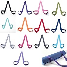 Ciko Yoga Mat Strap Pack of 4 Yoga Shoulder Carry and Stretchong Belt
