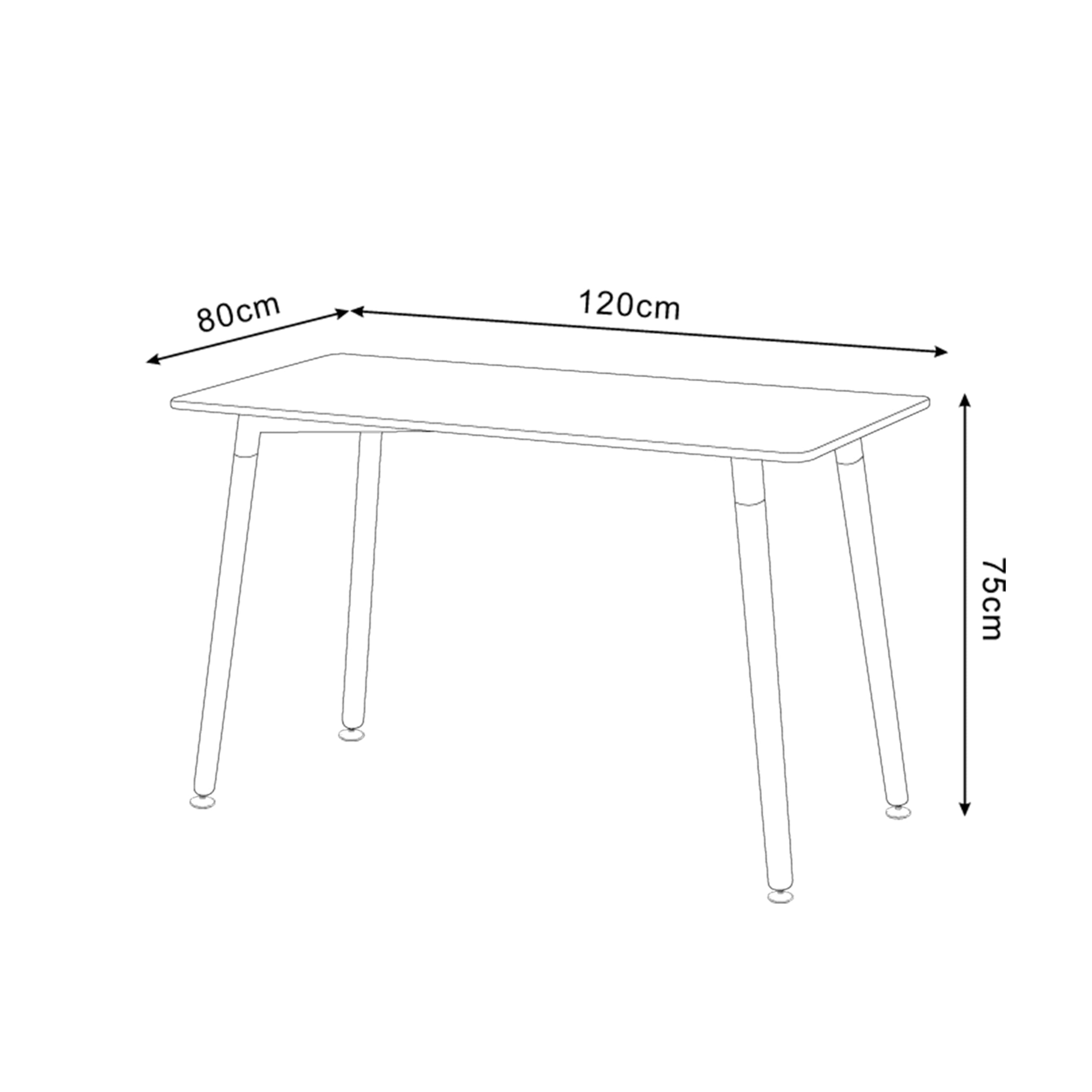 La Silla Española Niebla HC2002BL, Legno di faggio, Bianco, Mediana