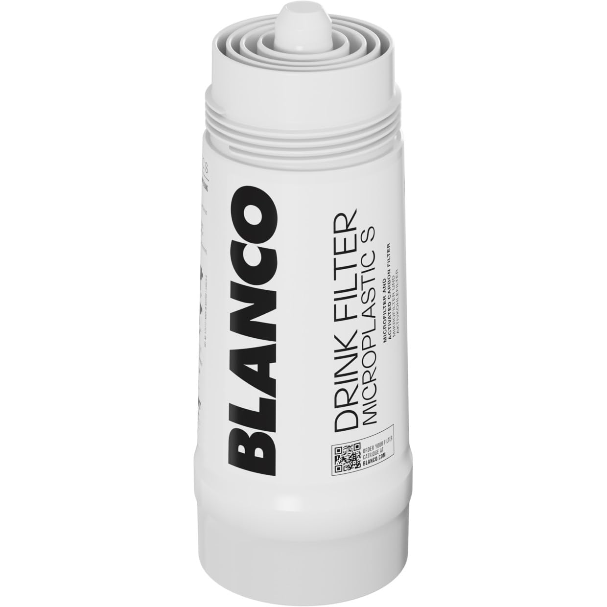 BLANCO Drink Filter Microplastic S | Weniger Microplastik, mehr Geschmack | Passend zur drink.soda & CHOICE.all | Filterkartusche | Optimiert Trinkwasser | Filterkapazität: 1500 Liter bei 12 °dTH