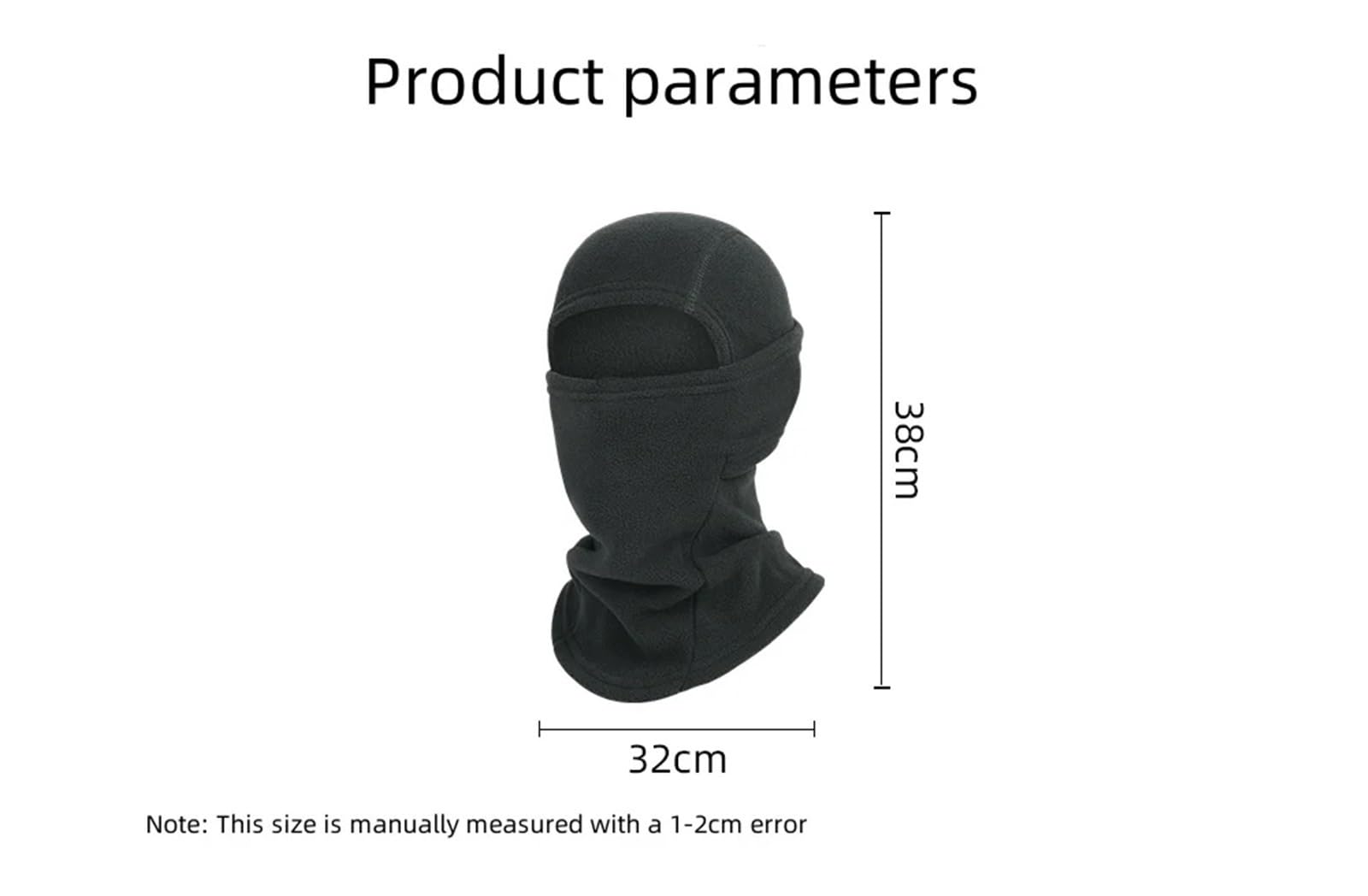 Cagoule Cagoule Thermique for Hommes et Femmes, 2 pièces, Masque de Ski, Capuche complète, Moto de Neige, Conduite par Temps Froid pour L'ExtéRieur