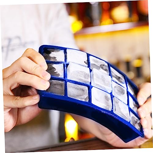 Molde para Hielo de Silicona Azul 2 Piezas miniatura 3