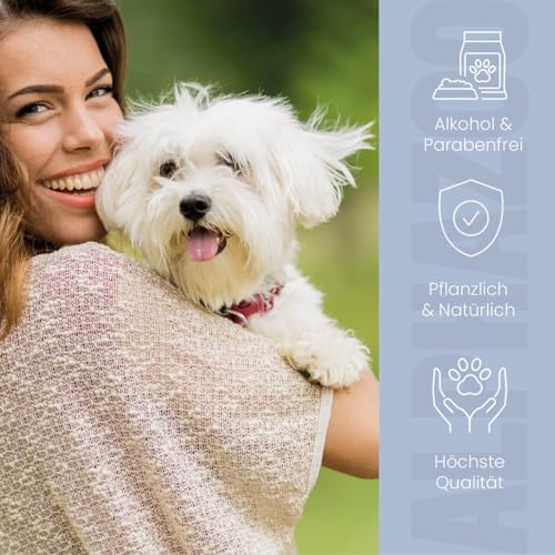 alphazoo Sensibelchen Shampoo für Hunde 250 ml - mildes Hundeshampoo mit Aloe Vera für empfindliche Hundehaut - sanfte Reinigung für glänzendes und geschmeidiges Hundefell
