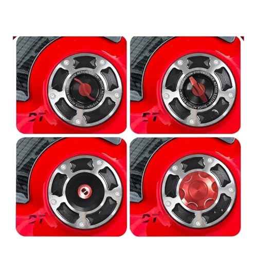 DUSHUO Bouchon De Réservoir Carburant À Vis Dégagement Rapide Couvercle Boîte Air pour Panigale pour Street pour Fighter pour V4 pour V2 2025(Color 041) – vue 2