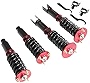 Aintier Full Set Coilovers Struts Height Adjustable Fit for 1997-1999 for Acura CL, 1990-1997 for Honda for Accord - Red