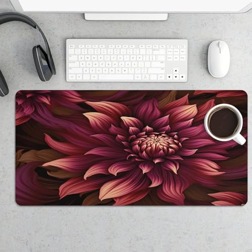 Mouse pad extendido grande VstaDank 30x60 cm rojo vino miniatura 5