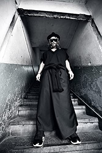 Mens Braid Belt Cotton Adjustable Casual Gothic Rope Fashion Vintage Black4