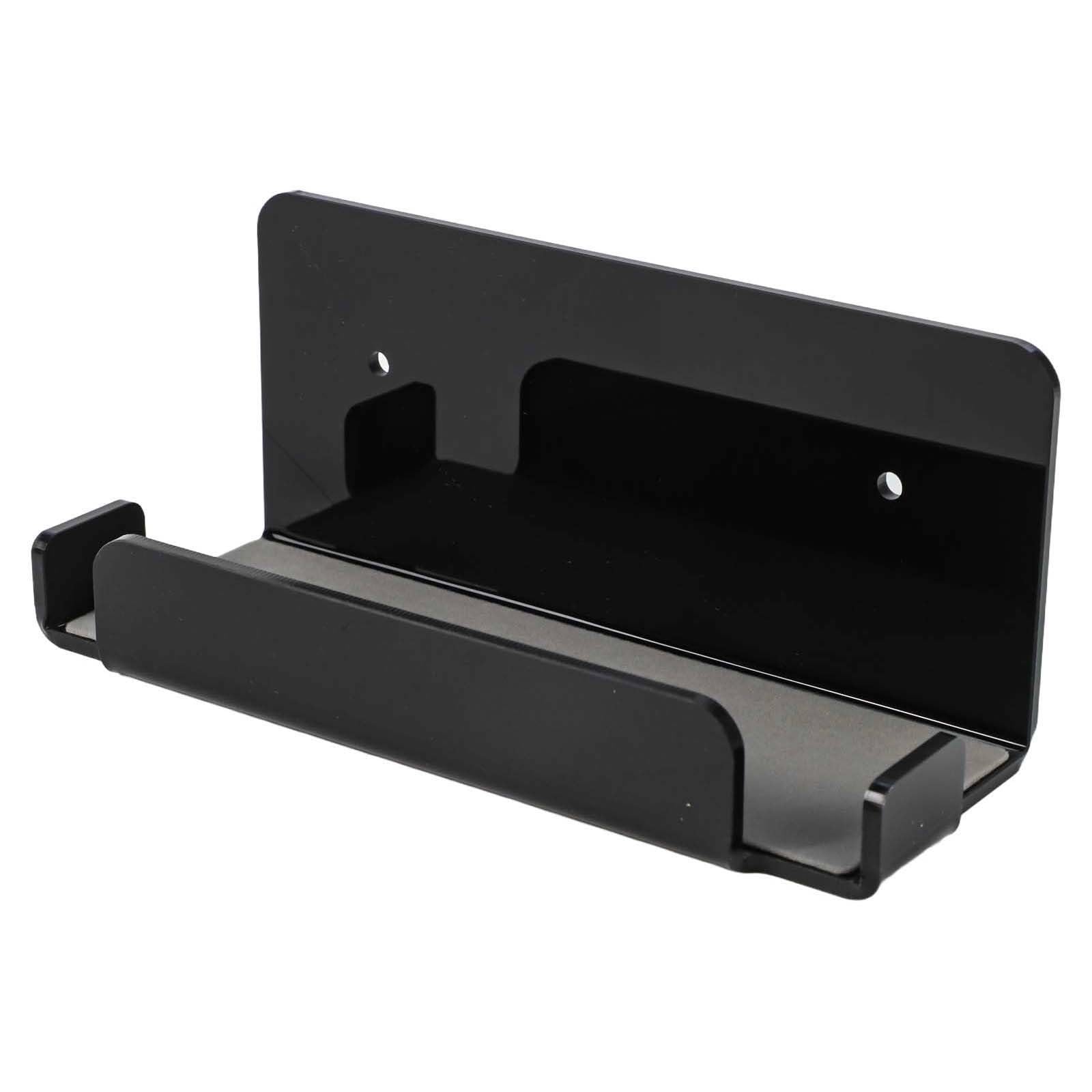 Supporto da parete in acrilico per Nintendo Switch Dock - Mensola salvaspazio, nero