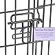 MidWest Homes for Pets iCrate Modell 1524 Hundebox, ca. 61 cm lang, mit Einzeltür, auslaufsicherer Bodenwanne, Bodenschutzfüßen, Trenneinsatz und patentierten Funktionen, schwarz