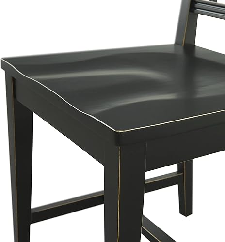 Miniatura 9 de Vienna Sillas de comedor de madera, juego de 2, 17.50 pulgadas de ancho x 21.60 pulgadas de profundidad x 38.50 pulgadas de alto, capacidad de peso