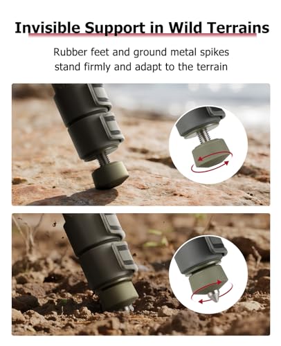Trakiom Clamping Tripod Rest Camo Tripod Stand Sturdy for Outdoors - image 6