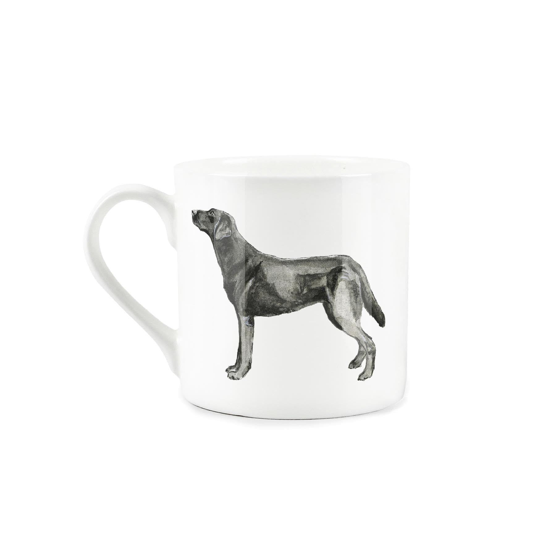 Purely Home Black Labrador Mug - Lifes Better with a Black Lab Bone China White Mug - Tea/Coffee Gift for Dog Lovers - Image 2