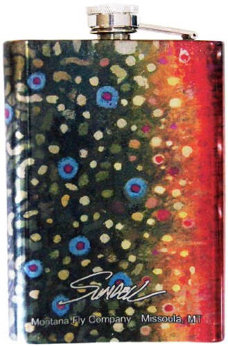 MFC Sundell Stainless Steel Hip Flask, Brookie Skin