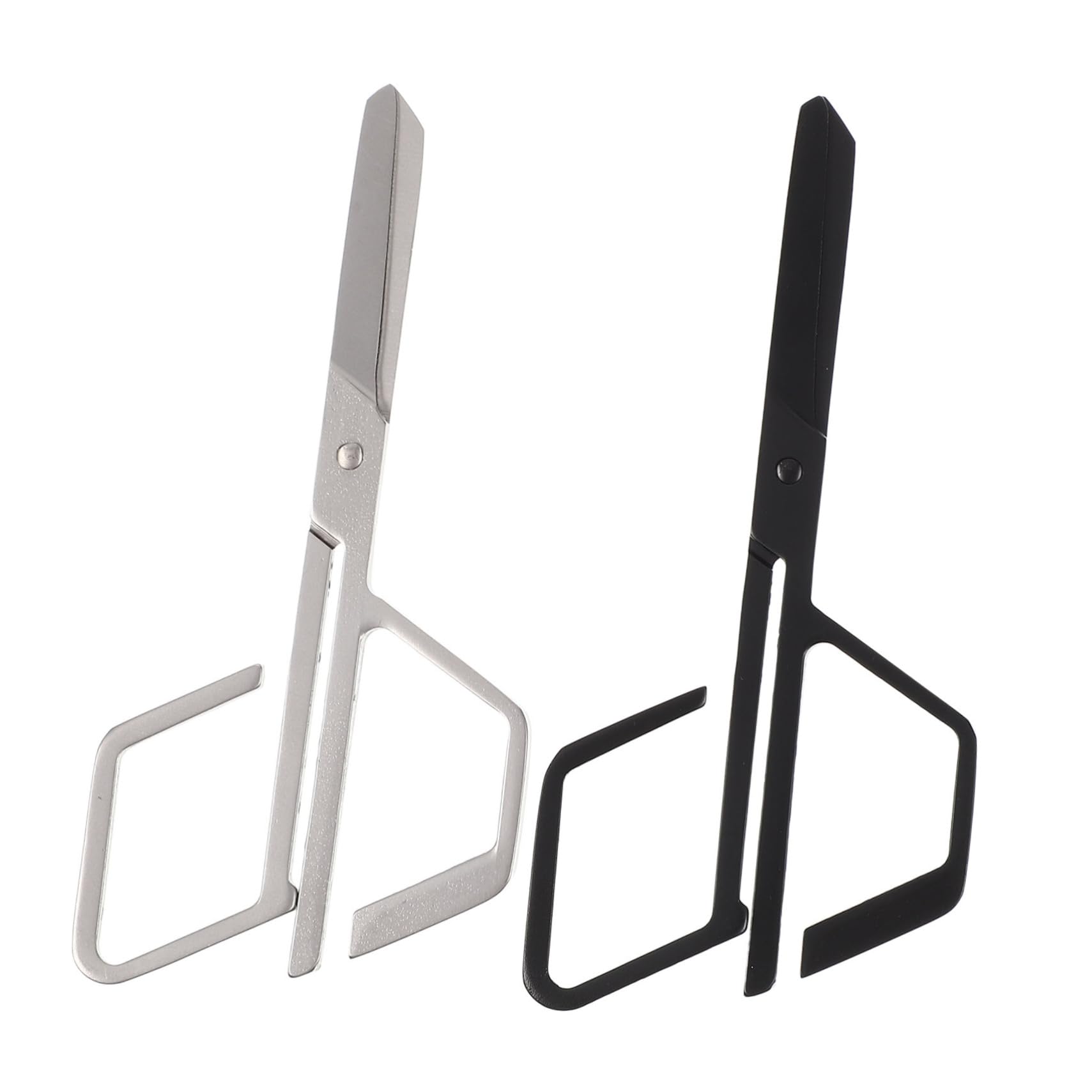 HONMEET Convenient Nose Hair Scissors Precision Eyebrow Trimmer Stainless Steel Safety Scissors for Grooming