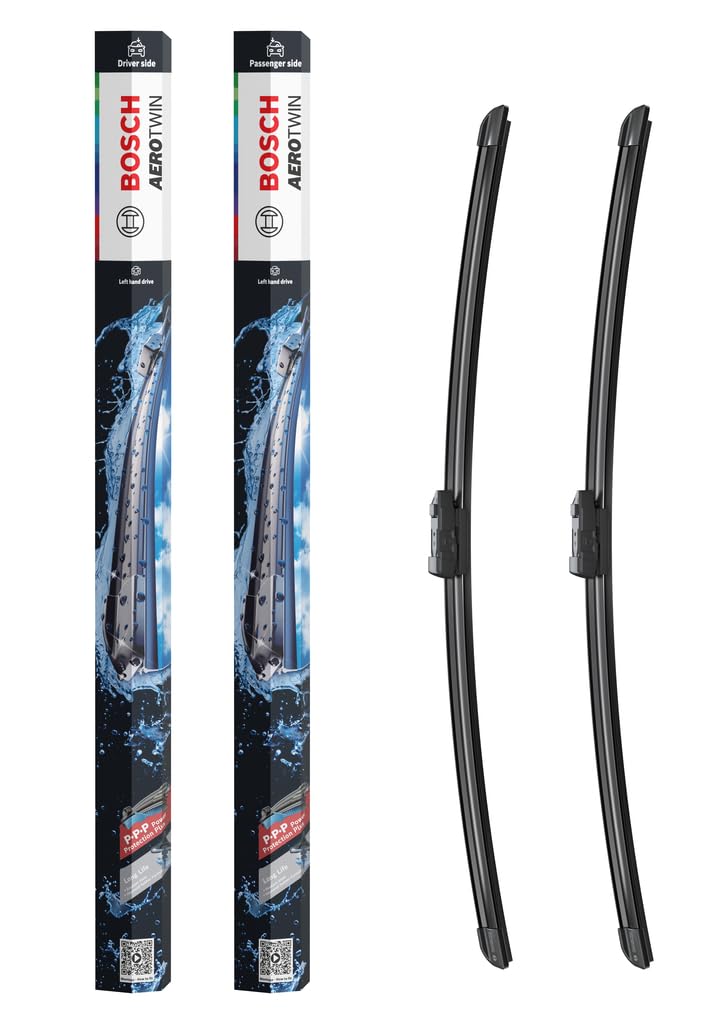 Bosch Aerotwin Aerotwin eA 821 S Tergicristalli Anteriori, Set di 2 Tergicristalli di Ricambio, con Adattatore Preassemblato, 600 mm / 600 mm - Confezione Salvaspazio