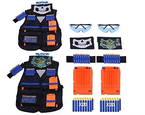 Other EM Kid's Leading Star Tactical Vest Kit Simulate Outdoor Team Game Accessories Guns Elite Series BX-21