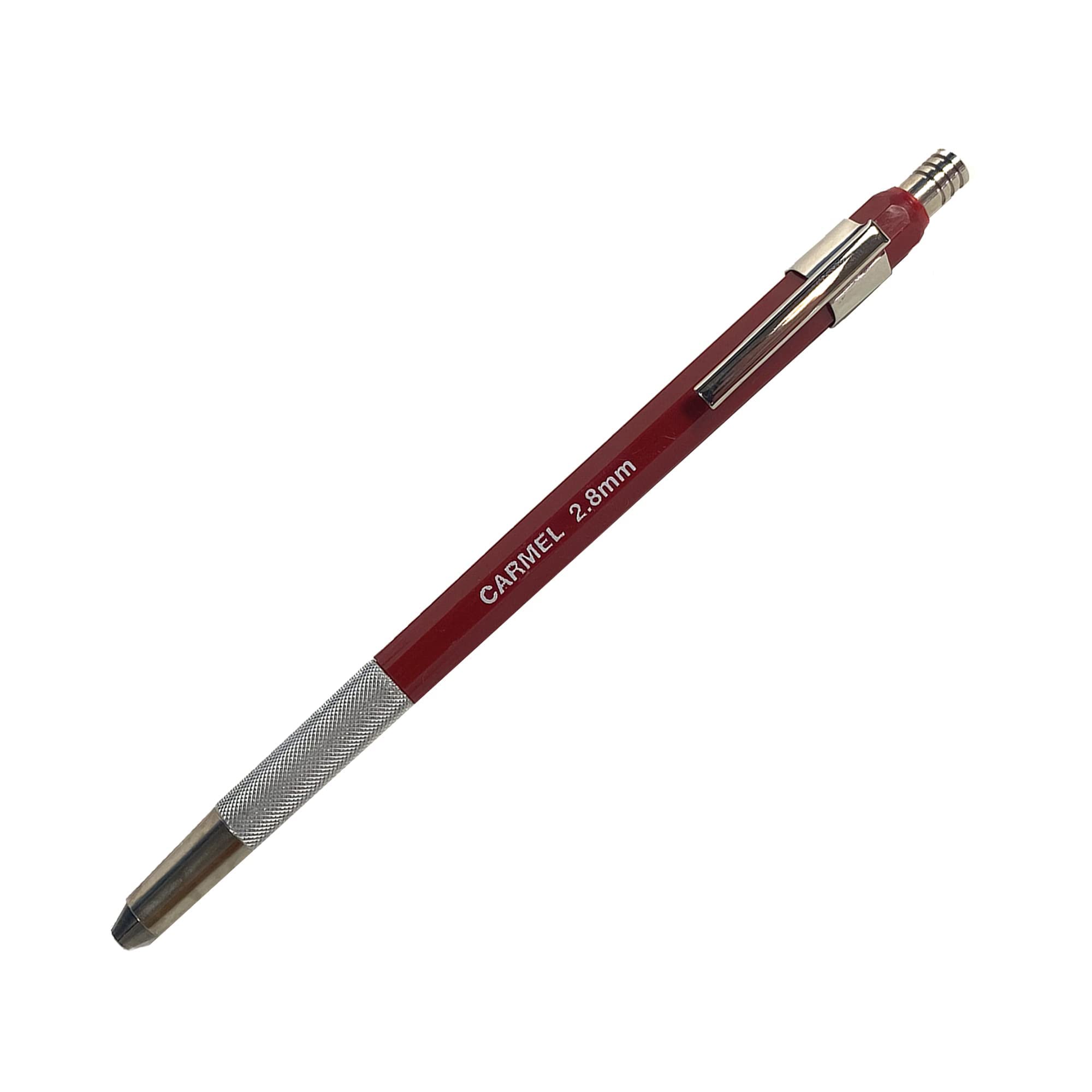 Carmel Minas de 2,8 mm para soporte mecánico de lápiz, paquete de 100 recambios (azul), minas cerosas gruesas, minas grasas suaves para marcador mecánico de China