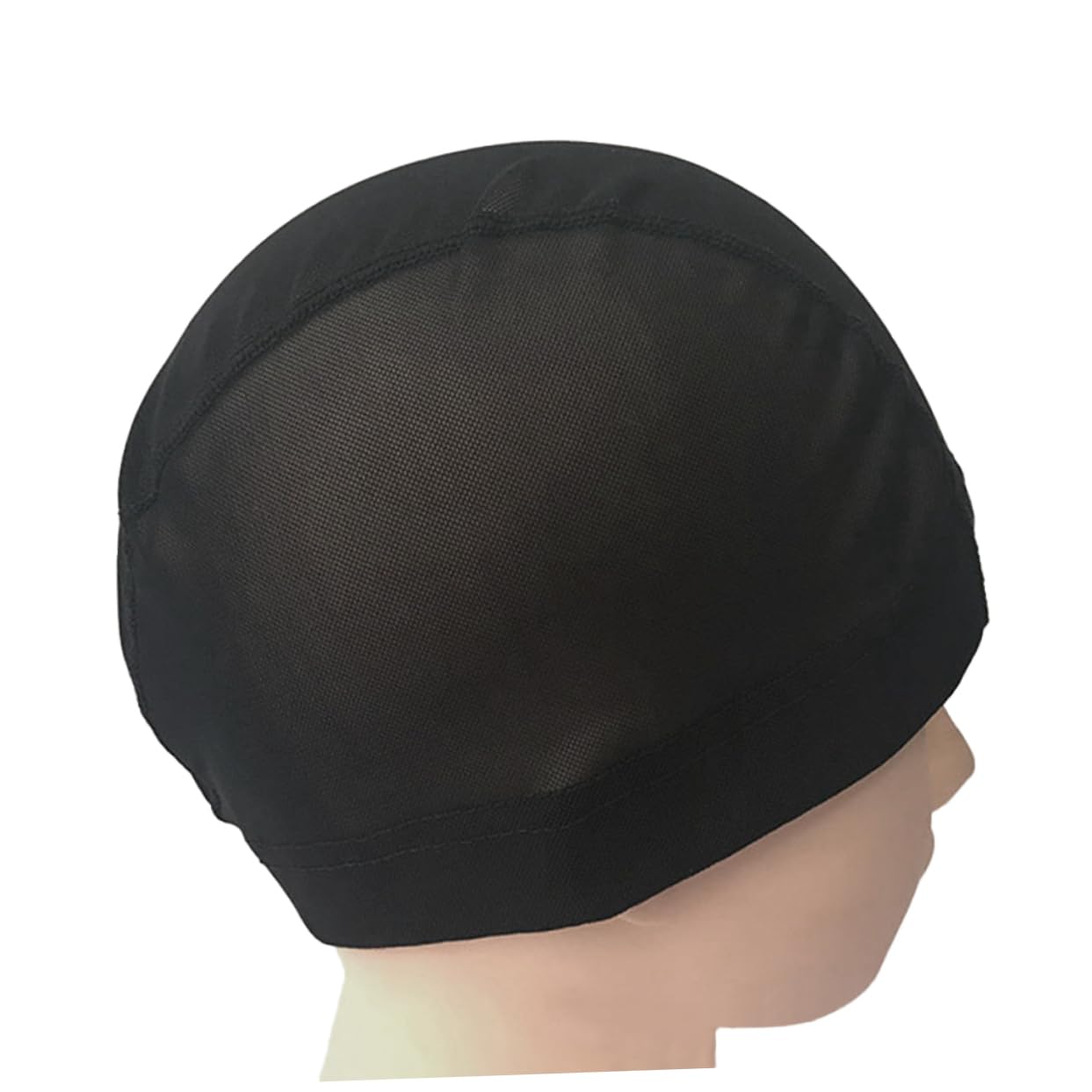 Baluue Elastic Stretchy Wig Making Cap Black Weaving Net Cap Spandex Mesh Wig Cap Unisex Wig Cap Glueless