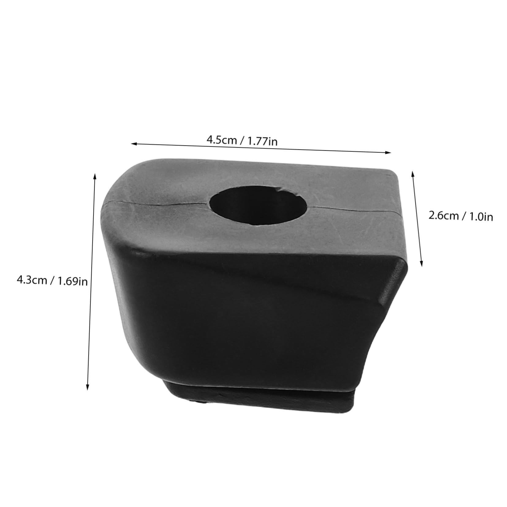 ibasenice Professional Roller Skates Toe Stops Brakes Replacement Block Pad for Roller Skating Shoes