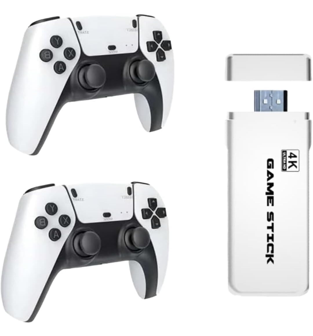 Toy Rush Retro Video Game for Tv Game Stick Console, Nostalgia Game,Plug and Play Video Game Stick Built in 10000+ Games with Dual 2.4G Wireless Controllers (64G) 2 Player Controllers (B0D82BBRWS) Amazon Price History, Amazon Price Tracker